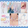 240Pcs 8 Colors Acrylic Beads MACR-PH0001-82-6