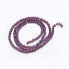 Imitation Jade Glass Beads Strands X-GLAA-R200-A08-2