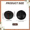 12Pcs Leather Buttons BUTT-HY0001-26B-2