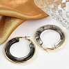 304 Stainless Steel Hoop Earrings For Women EJEW-B113-02G-02-3