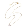 Natural Cultured Freshwater Pearl Potato Pendant 304 Stainless Steel Satellite Chain Necklaces for Women NJEW-JN05770-5
