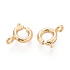 Brass Spring Ring Clasps KK-Q669-33G-2