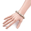 10mm Round Natural Maifanite/Maifan Stone Beads Stretch Bracelet BJEW-JB07088-01-3