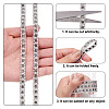 Beadthoven Hotfix with Two Rows Rhinestone DIY-BT0001-31-11