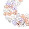Electroplate Glass Beads Strands EGLA-D300-06-8mm-25-4