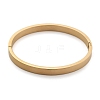 Ion Plating(IP) 304 Stainless Steel Bangles BJEW-H553-01G-01-2