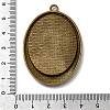 Vintage Tibetan Style Alloy Pendant Cabochon Settings X-TIBEP-M018-76AB-NF-4