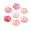 Transparent Plastic Bead Caps KY-Q005-02A-07-2