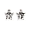 Tibetan Style Alloy Butterfly Charms PALLOY-A024-08AS-1