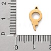 304 Stainless Steel Enamel Pendants STAS-L281-005G-3