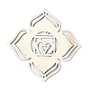 DIY Unfinished Bohemian Meditation Energy Symbol Wood Pendant Decoration Kits LS-DIY-B060-03-4