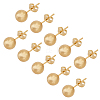 304 Stainless Steel Ear Studs EJEW-UN0001-12-8mm-1