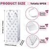 Paper Wave Point Glitter Powder Carry Storage Tote Bags ABAG-TAC0035-15B-4