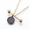 (Jewelry Parties Factory Sale)304 Stainless Steel Pendant Necklaces NJEW-P238-01-3