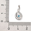 304 Stainless Steel Pendants STAS-R005-08P-03-3