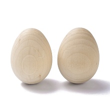 Unfinished Blank Wooden Easter Craft Eggs WOOD-I006-02