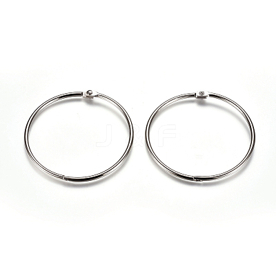 Iron Loose Leaf Book Binder Hinged Rings IFIN-L034-01H-P-1