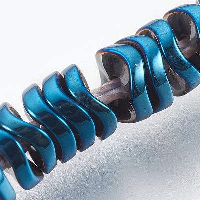 Electroplated Non-magnetic Synthetic Hematite Bead Strand G-E498-01A-1
