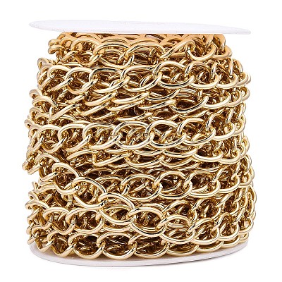 Aluminium Curb Chains CHA-T001-39G-1
