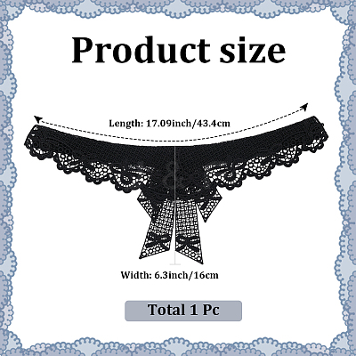 Polyester Women's False Collar DIY-WH20048-074E-1
