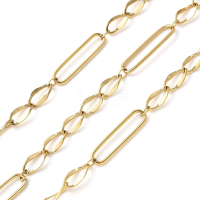 304 Stainless Steel Oval Link Chains CHS-C015-05G-1