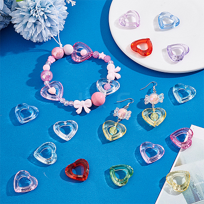 11 Colors Transparent Acylic Bead Frame MACR-PH0001-90-1