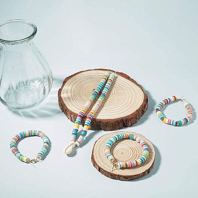 Handmade Polymer Clay Beads CLAY-R067-3.0mm-29-1