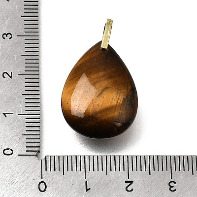 Natural Tiger Eye Pendants GG-CBA7610-07G-06-1