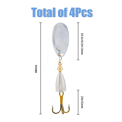 304 Stainless Steel Fishing Lure Hook FIND-FH0006-71-1