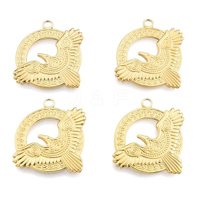 Ion Plating(IP) 201 Stainless Steel Pendants STAS-N098-268LG-1
