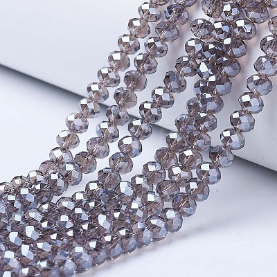 Electroplate Glass Beads Strands EGLA-A044-T3mm-A16-1