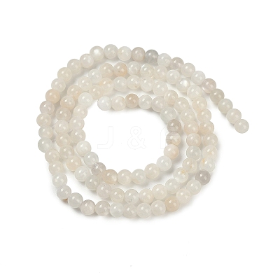 Natural White Moonstone Beads Strands G-D294-4mm-02-1