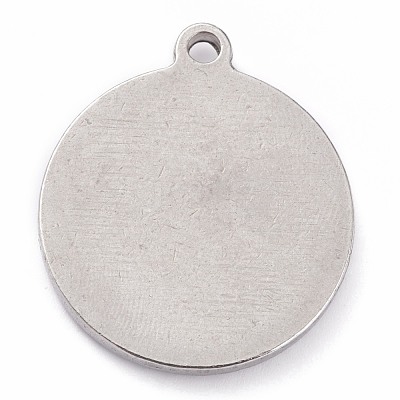 304 Stainless Steel Pendants X-STAS-O140-02P-C-1