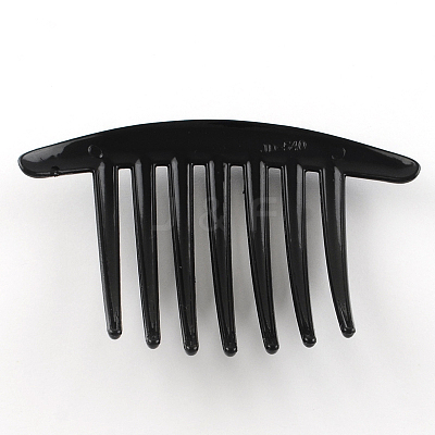 Hair Accessories Plastic Hair Comb Findings OHAR-S185-07-1