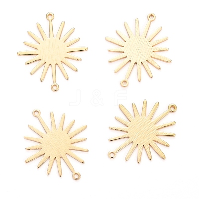 Brass Solar Eclipse Links Connectors KK-I681-15-1