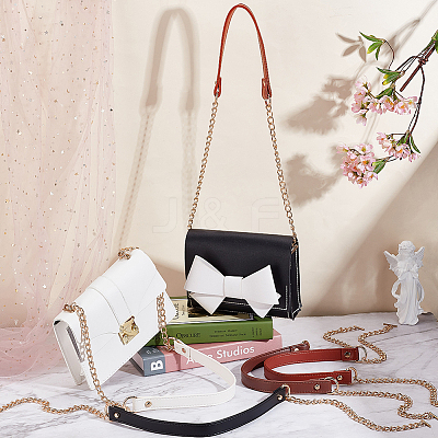 5Pcs 5 Colors Imitation Leather Bag Straps FIND-WR0009-93-1
