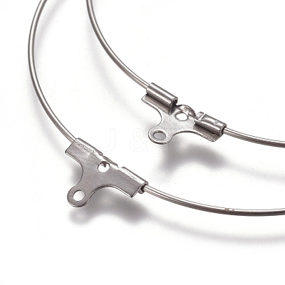 Tarnish Resistant 304 Stainless Steel Wire Pendants STAS-M274-020B-1