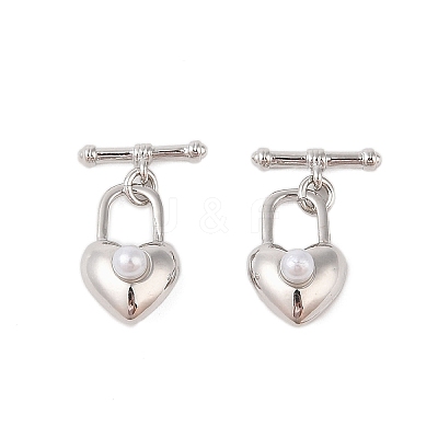 Brass Toggle Clasps KK-B111-04P-1