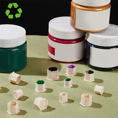 220Pcs 3 Style Degradable Wheat Straw Tattoo Ink Cups FIND-BC0004-17-1