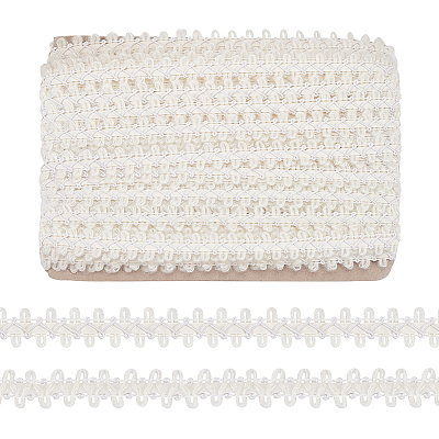 22.5Yards Polyester Braided Lace Ribbons DIY-MA0005-67B-1