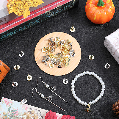 40Pcs 2 Colors Alloy Pendants FIND-SC0006-77-1