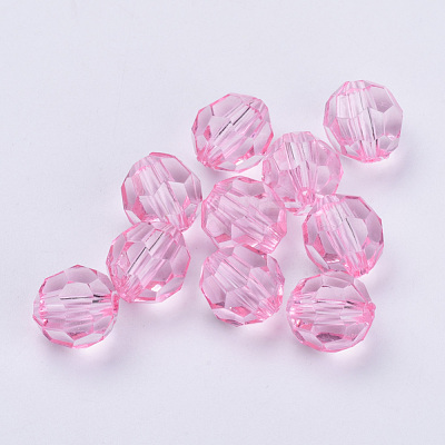 Transparent Acrylic Beads TACR-Q257-10mm-V03-1