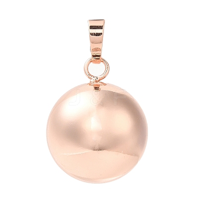 Rack Plating Brass Bell Pendants KK-I682-01A-RG-1