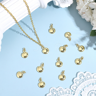 12Pcs Brass Pendants KK-BBC0025-52-1