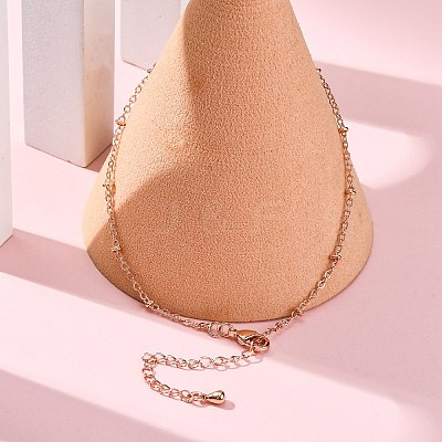 Brass Satellite Chains  Bracelets for Women BJEW-G735-19RG-1
