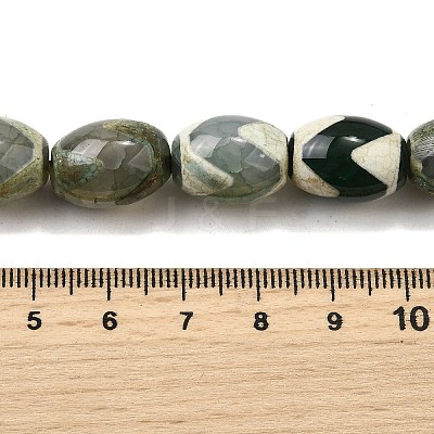 Tibetan Style dZi Beads Strands G-S389-A08-1