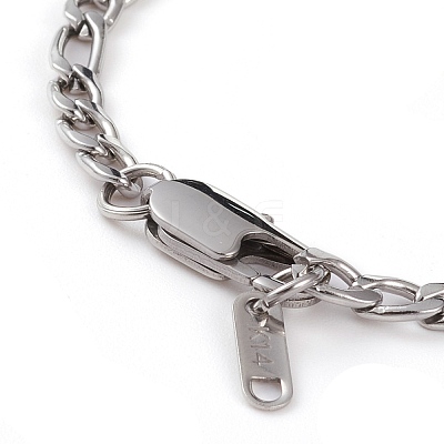 Tarnish Resistant Men's 304 Stainless Steel Figaro Chains BJEW-JB05841-02-1