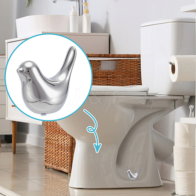Round Plastic Push-On Toilet Bowl Bolt Caps Covers with Extra Washers and Ceramics Display Decorations AJEW-NB0008-29-1