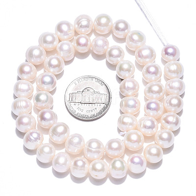 Natural Cultured Freshwater Pearl Beads Strands PEAR-N013-08C-1