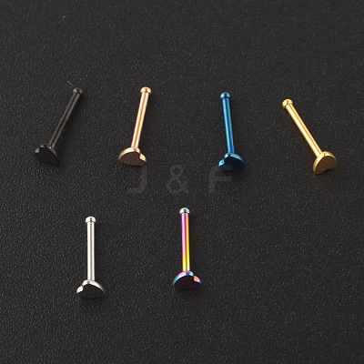 304 Stainless Steel Heart Nose Bone Rings WG0DFB7-03-1